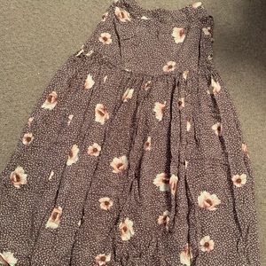 Flower maxi skirt